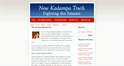 Desktop Screenshot of newkadampatruth.org