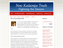 Tablet Screenshot of newkadampatruth.org